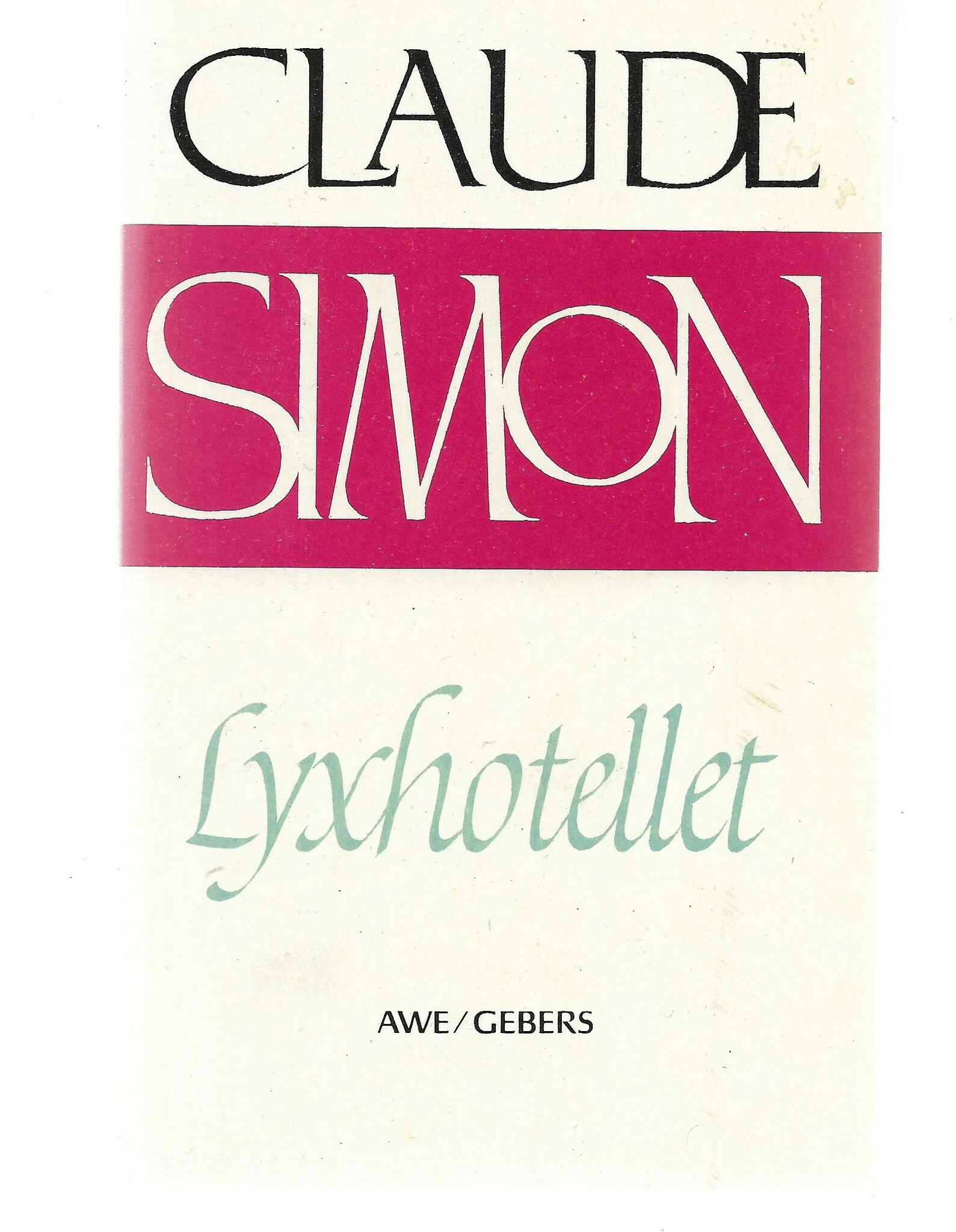 Lyxhotellet av Simon, Claude