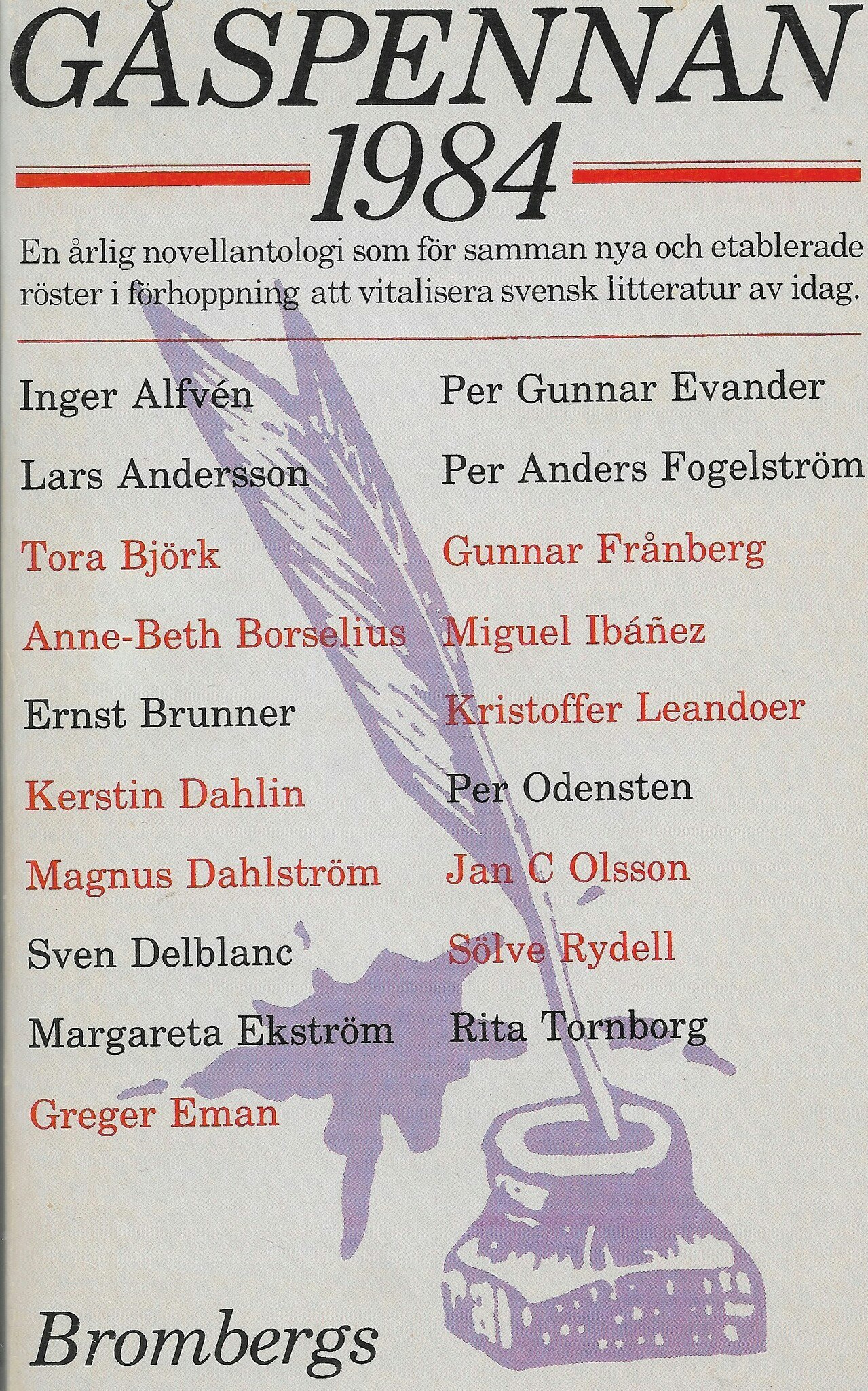 Gåspennan 1984