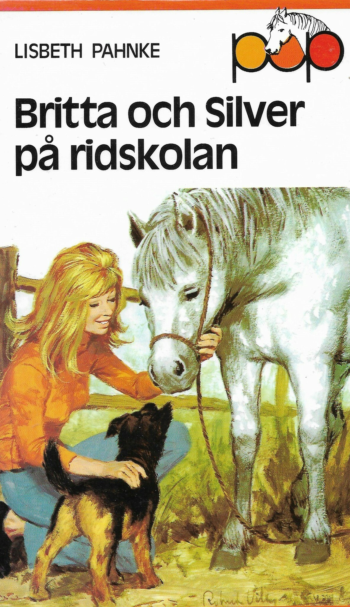Britta och Silver på ridskolan av Pahnke, Lisbeth