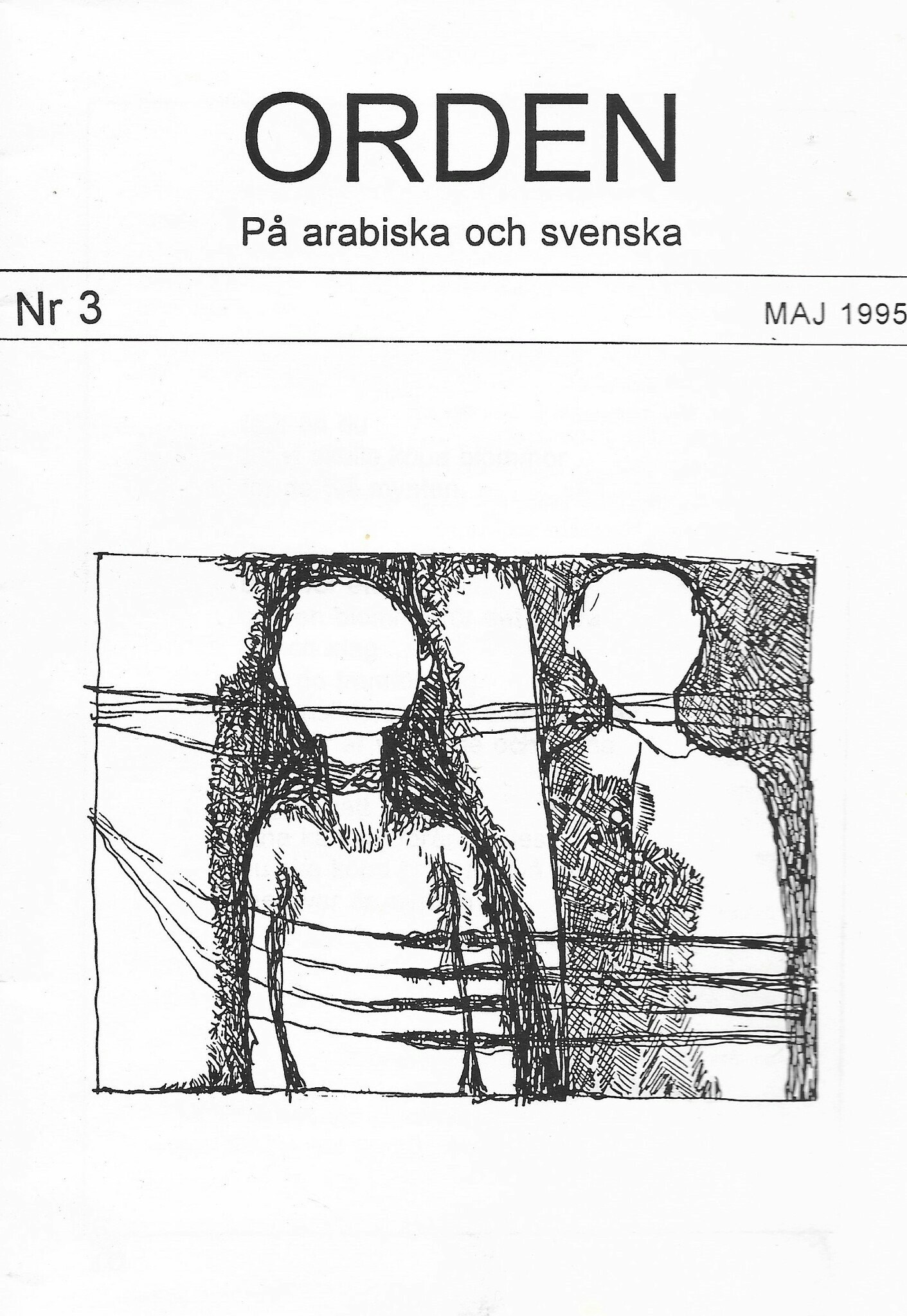Orden. På arabiska och svenska Nr 3 Maj 1995