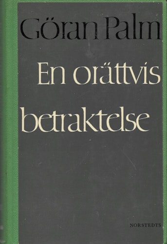 En orättvis betraktelse av Palm Göran