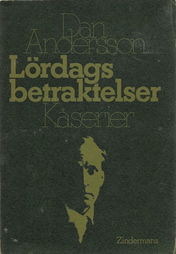 Lördagsbetraktelser av Andersson Dan