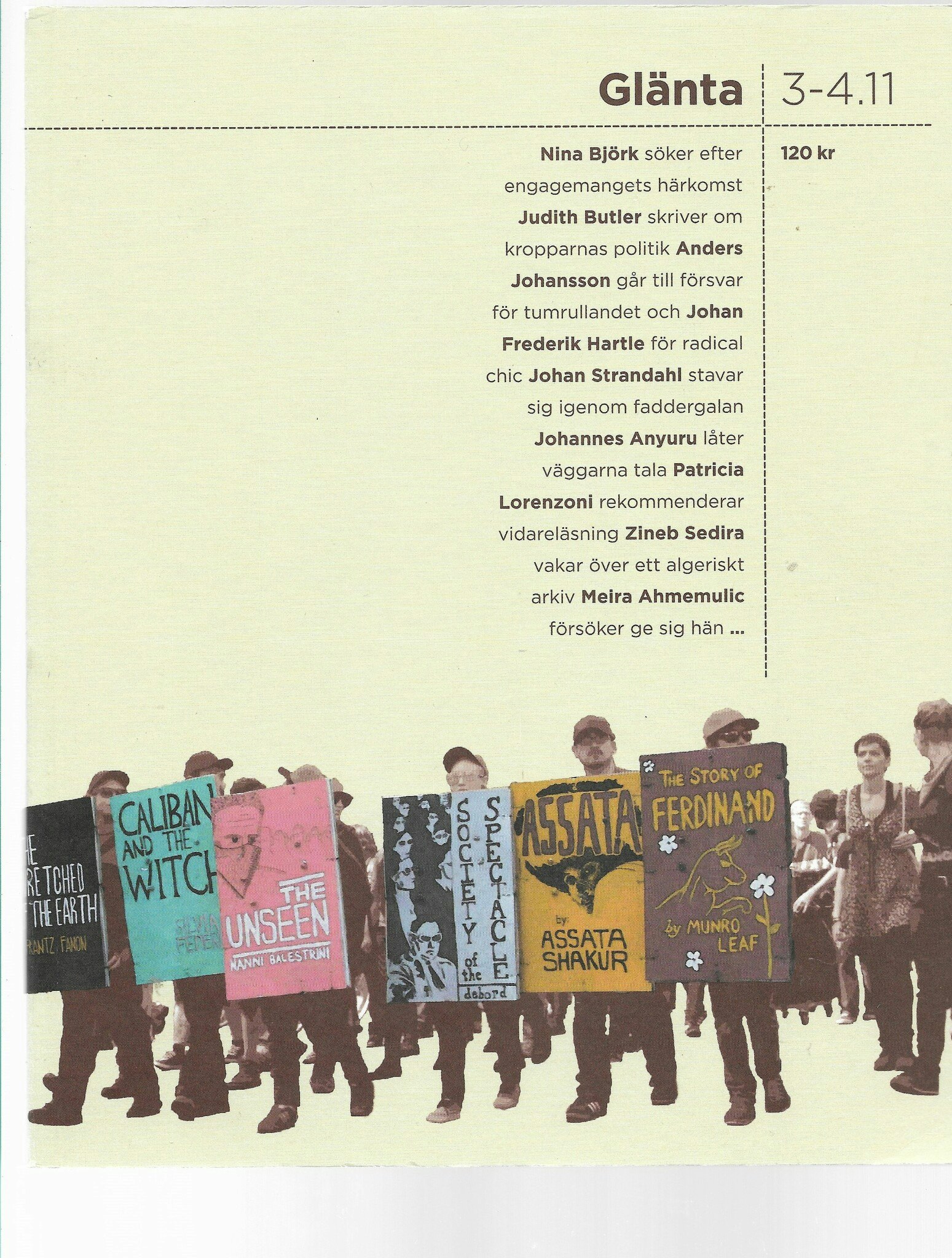 Glänta 3-4(2011) Engagemang, radikalitet, hängivelse