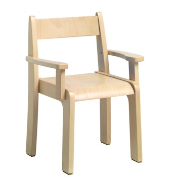 Rabo Classic stol med armlener, bredde 38 cm
