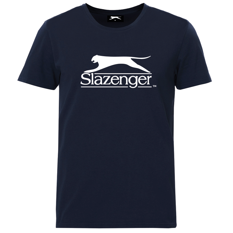 Slazenger Mörkblå logo t-shirt