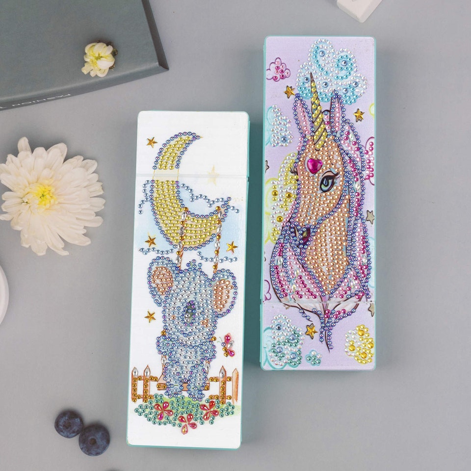 Diamond painting pennskrin, koala, unicorn