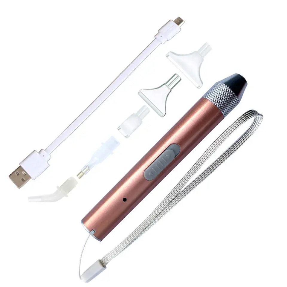 diamond painting, ledlampa med medföljande USB-sladd - Roseguld