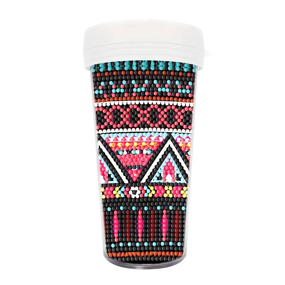 diamond painting, to go-mugg, med motiv