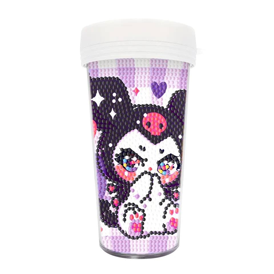 diamond painting, to go-mugg, med motiv