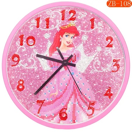 Klocka - Disneyprinsessa