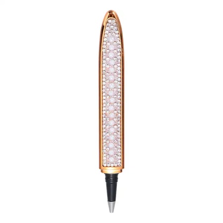 Ergonomisk Duttpenna Roséguld Diamant Vit