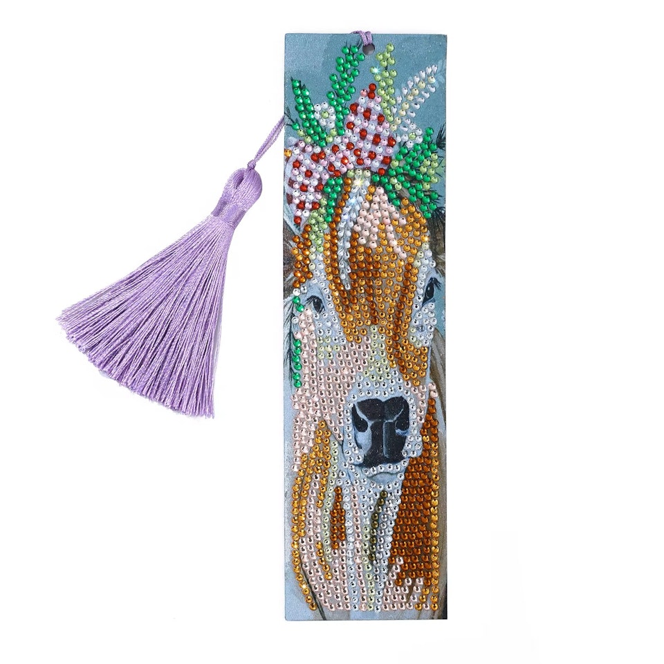 Diamond painting bokmärke, highland cuttler