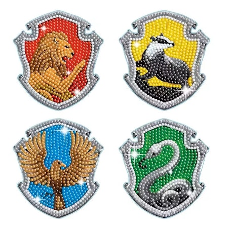 4-pack Diamond Painting Glasunderlägg