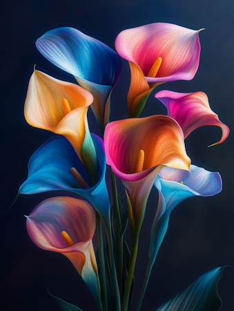 Diamond Painting Akryl - Liljor 20x30cm
