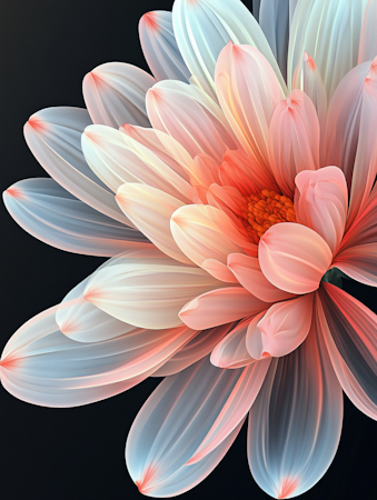Diamond Painting Akryl - Rosa blomma 20x30cm