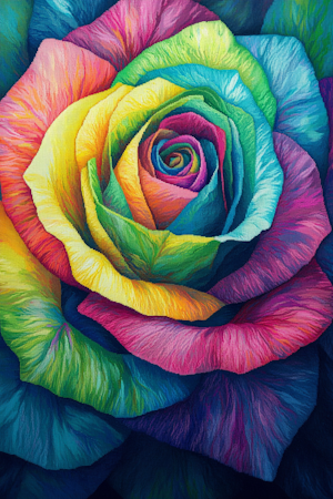 Diamond Painting Akryl - Blomma 20x30cm