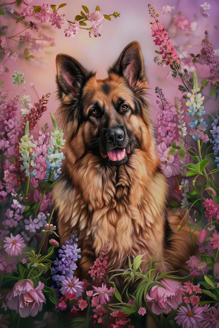 Diamond Painting Akryl - Schäfer 20x30cm