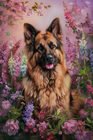 Diamond Painting Akryl - Schäfer 20x30cm