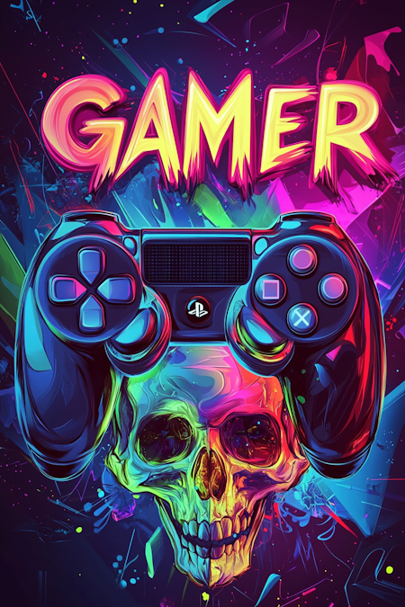 Diamond Painting Akryl - Gaming 20x30cm
