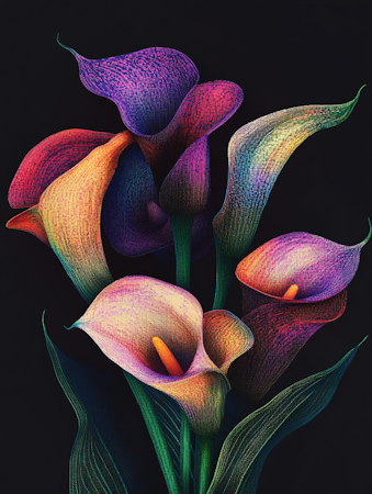 Diamond Painting Akryl - Callaliljor 20x30cm
