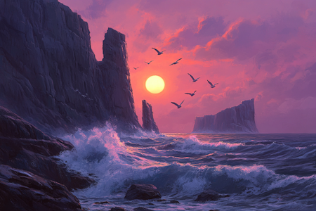 Diamond Painting Akryl - Hav
