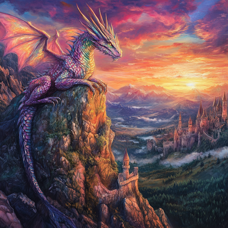 Diamond Painting Akryl - Drake 30x30cm