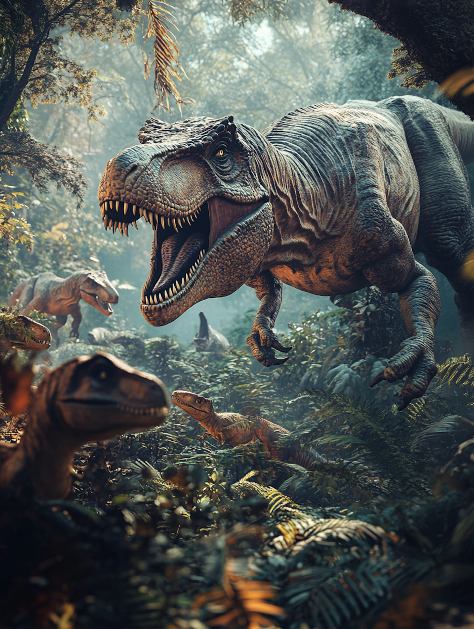 diamond painting, dinosaurier