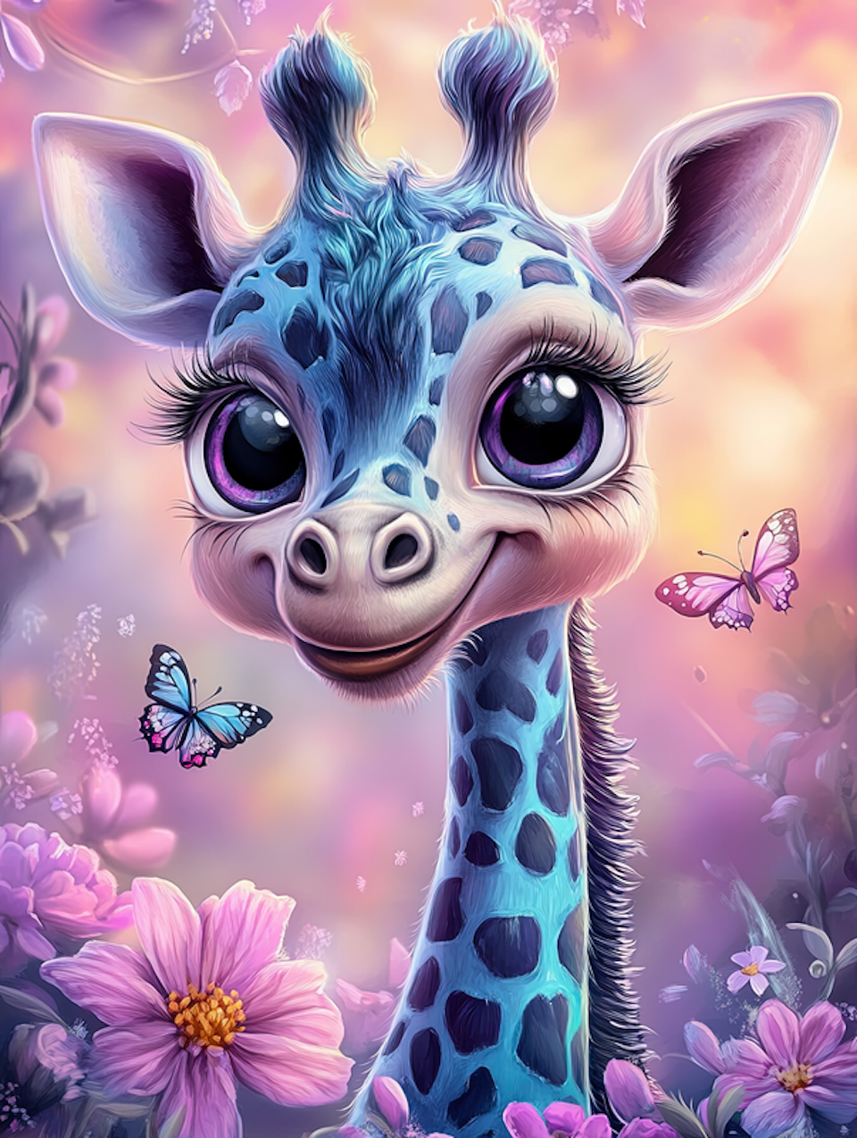 Paint By Number - Giraff 40x50cm