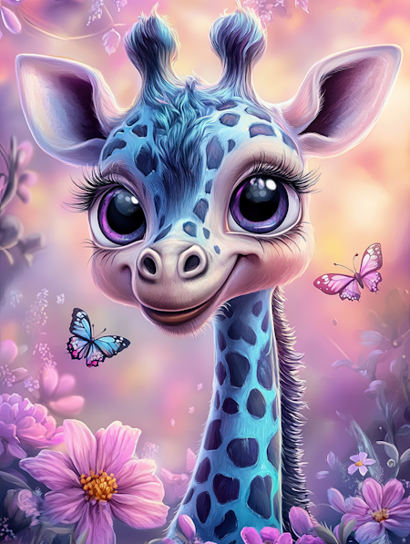 Paint By Number - Giraff 40x50cm