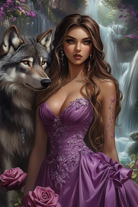 Diamond painting Resin - Naturens kraft 40x60cm