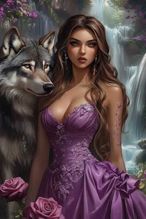 Diamond painting Resin - Naturens kraft 40x60cm