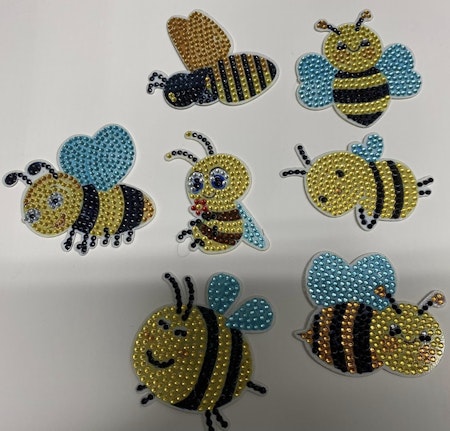 7-pack Kylskåpsmagneter - Bin