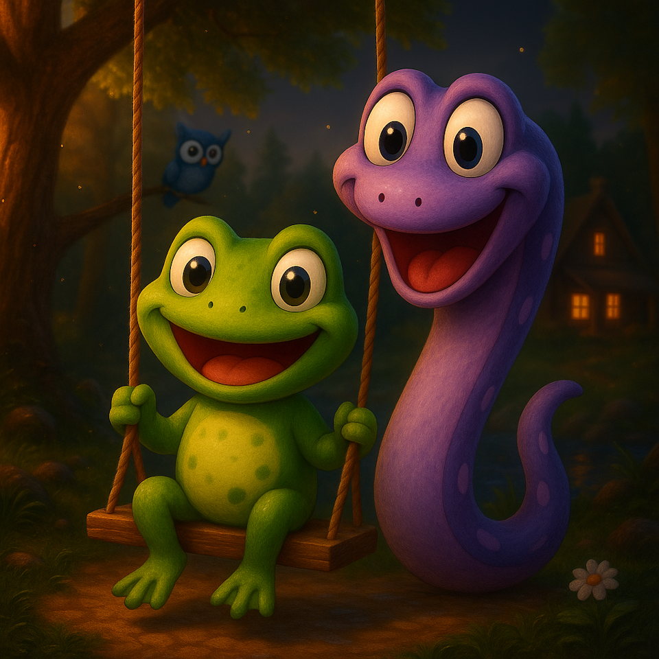 Diamond Painting Akryl -Gunnar & Leif 50x50cm