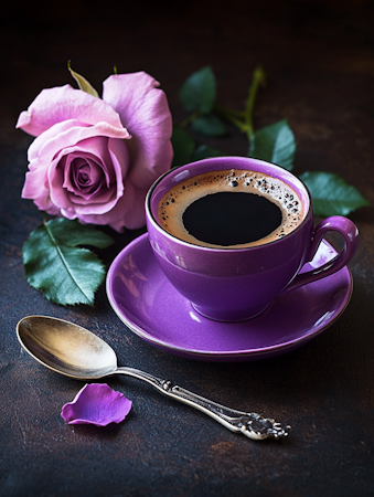 Diamond painting Resin - Kaffe med kärlek 40x50cm