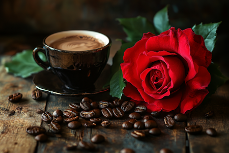 Diamond painting Resin - Kaffestund med passion 60x40cm