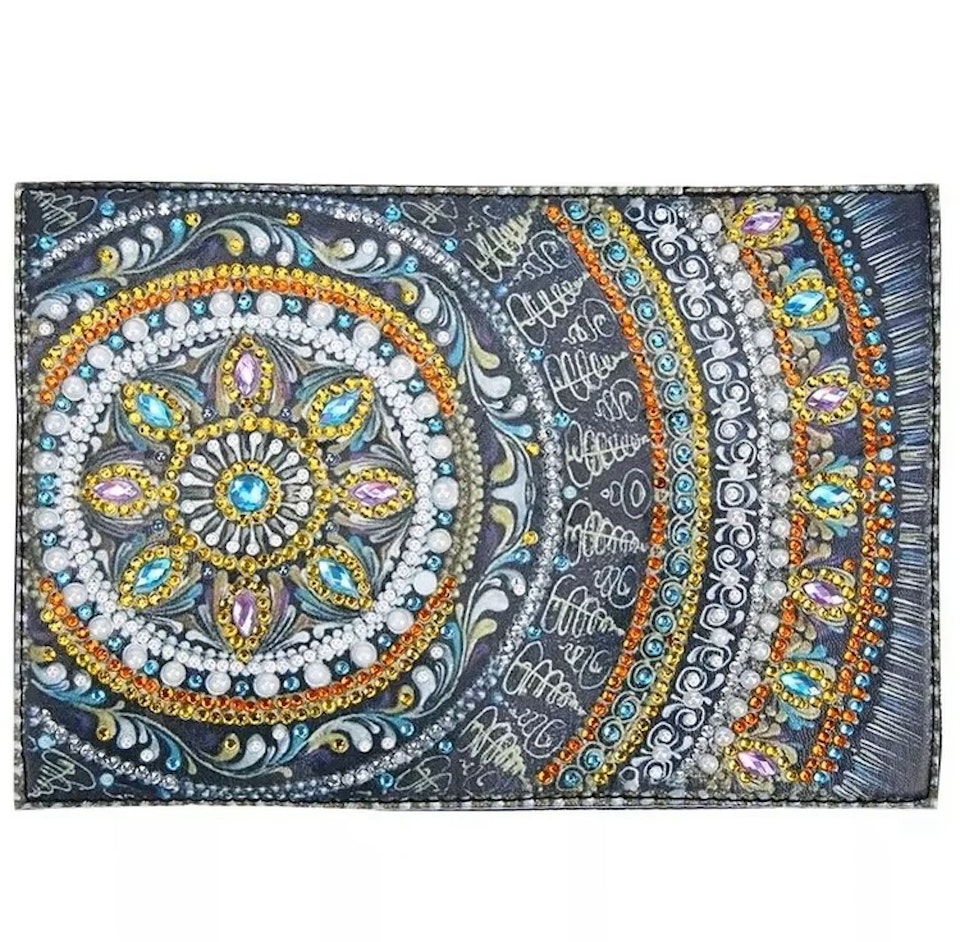 Passfodral - Blått mandala