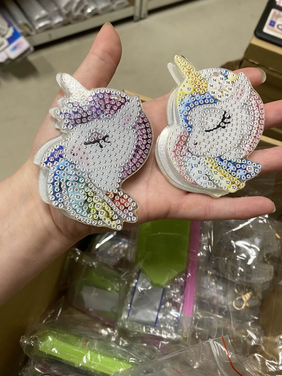 nyckelringblinkandeunicorn