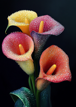 Diamond painting Resin - Daggklockornas prisma 50x70cm