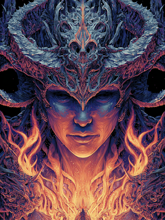 Diamond Painting - Demonisk drottning (Beställningsvara)