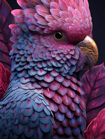 Diamond Painting - Exotisk fågel (Beställningsvara)