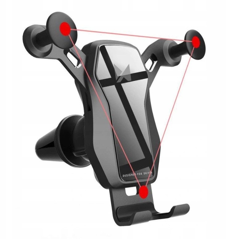 Universal Gravity Mobilholder med Klemme 360" IMPERIUS 1/2