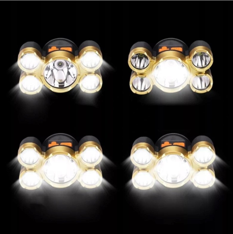 l-13 hodelykter hette lys hodelykt 2000 lm led led 5 sendere 4 modus