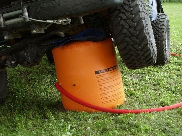 Pneumatisk løfter AIR JACK EXHAUST 4T