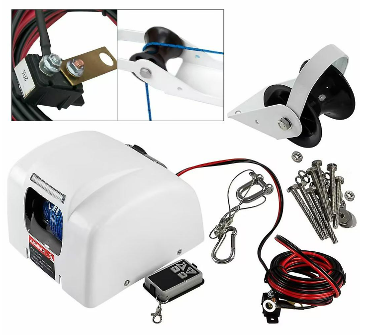 Elektrisk ankervinsj BullWinch 45lbs - 20,5kg 12V