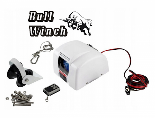 Elektrisk ankervinsj BullWinch 45lbs - 20,5kg 12V