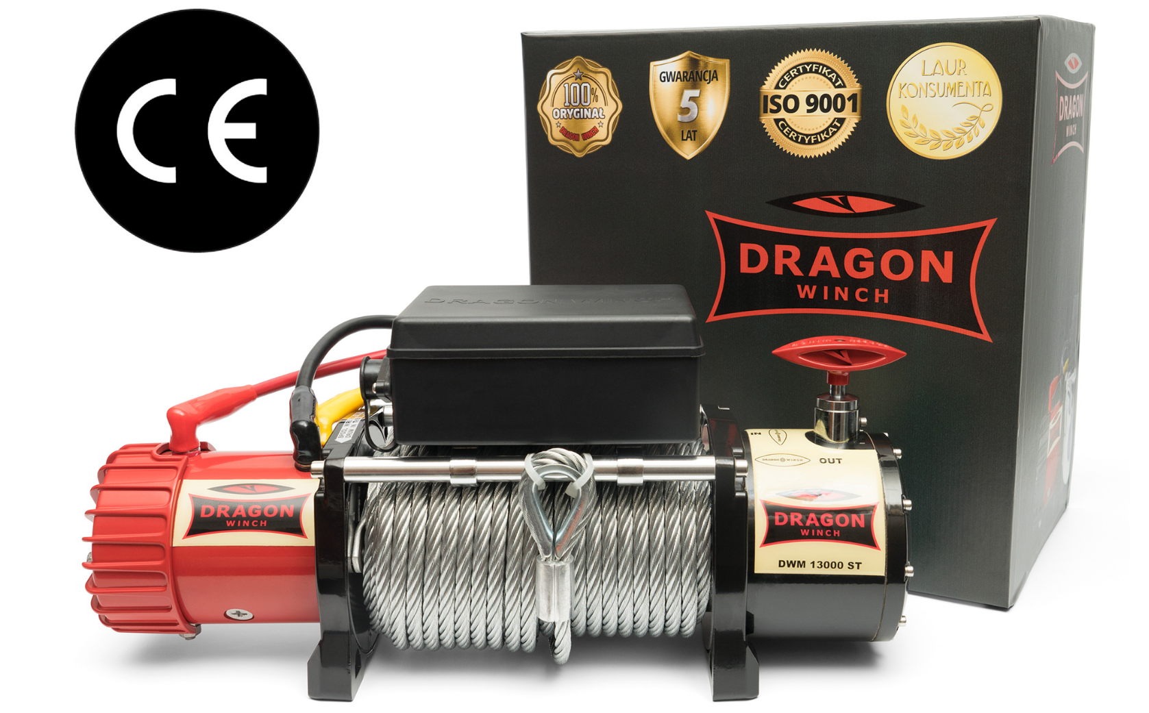 Vinsj OFF ROAD Dragon Winch Maverick DWM13000ST  6T/12T 12V