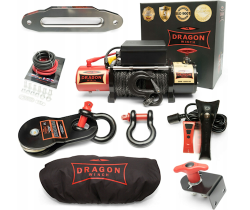 Vinsj OFF ROAD Dragon Winch Maverick DWM12000HD-Syntetik 12V 5,5T/11T