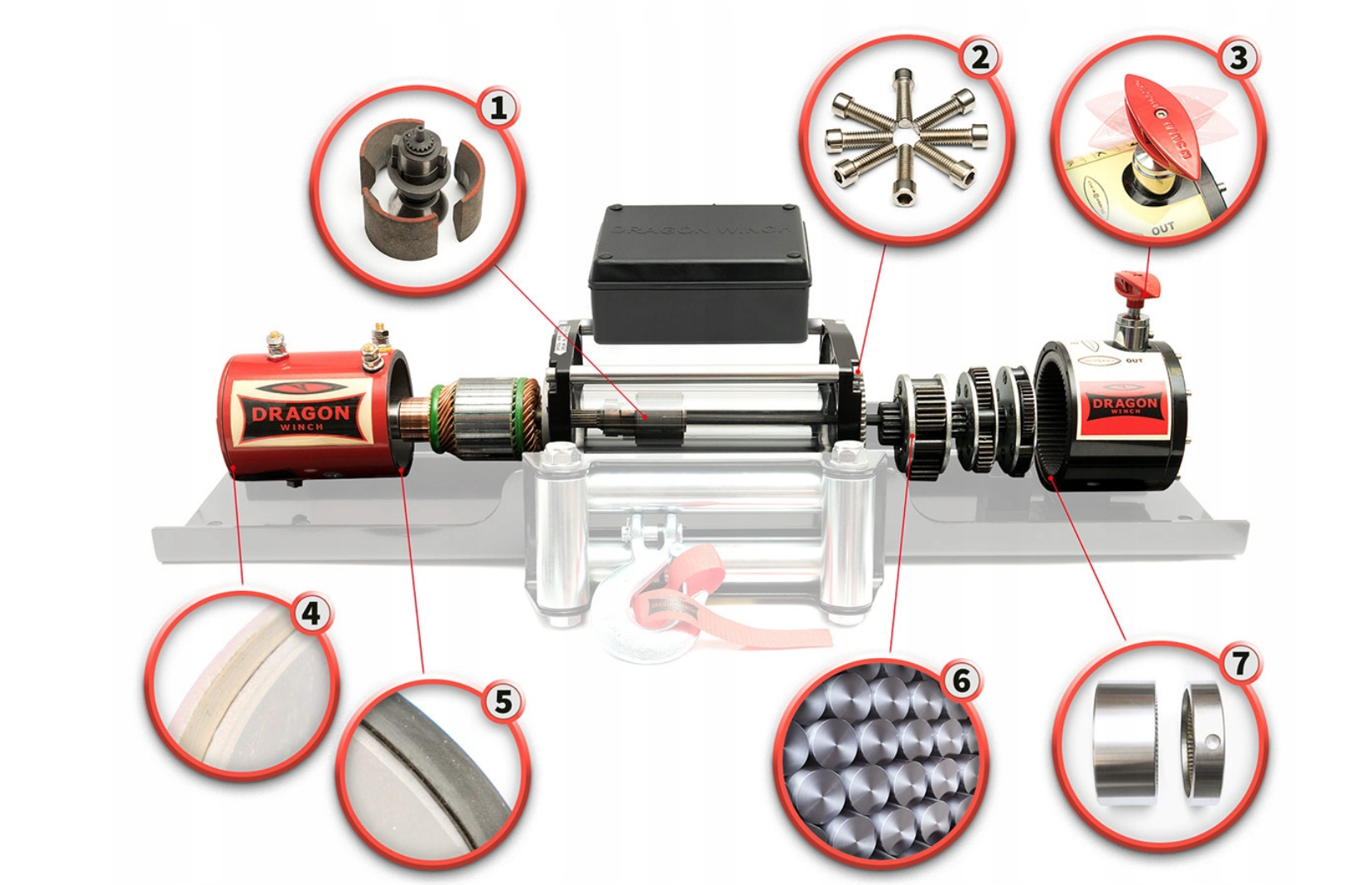 Vinsj OFF ROAD Dragon Winch Maverick DWM 12000 HD  5,5T/11T 12V/24V