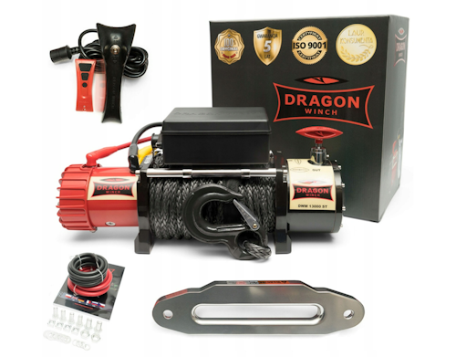 Vinsj OFF ROAD Dragon Winch Maverick DWM13000ST-S  6T/12T 12V Syntetik