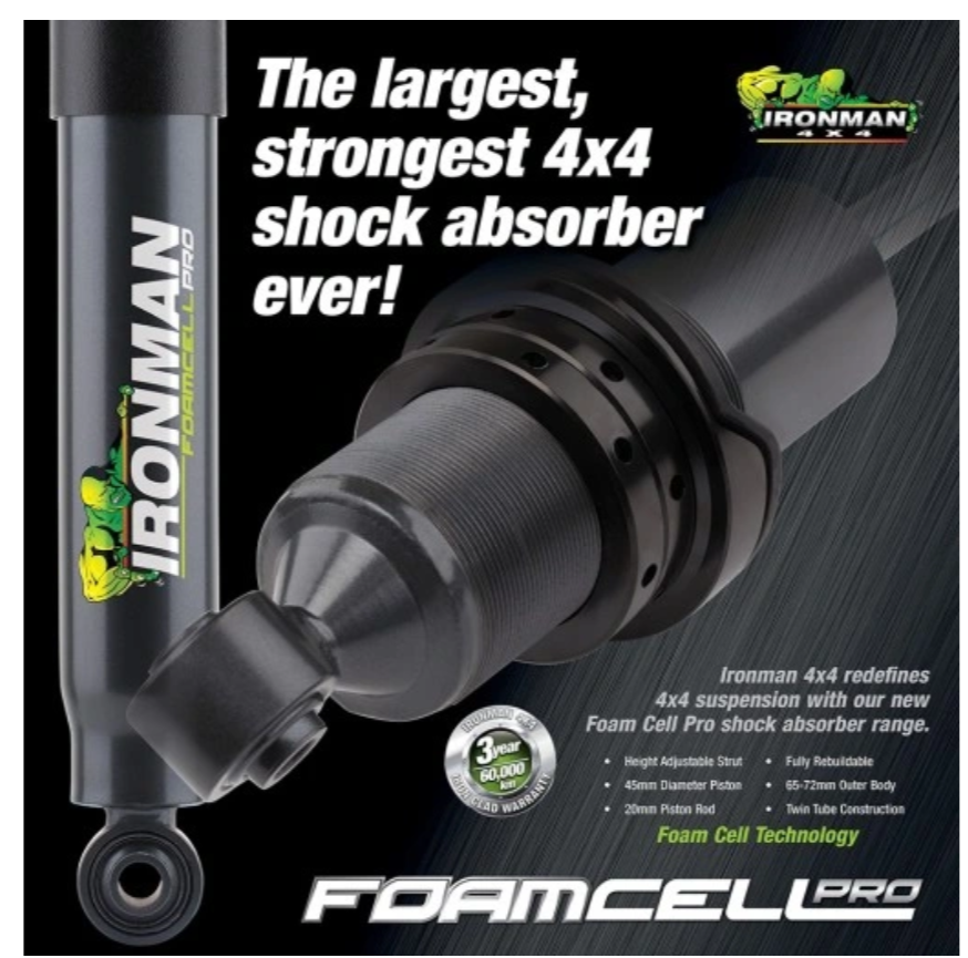 Støtdemper HD LIFT 2" D-MAX PATHFINDER / TERRANO 1/2 2003-12